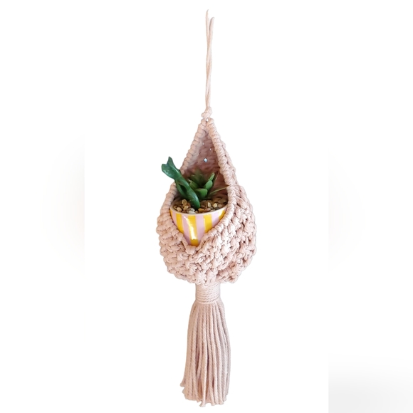 ✨️Black Friday Sale!✨️Boho Plant Hanger-Handmade Macrame Air Plant Hanger Pod - Picture 2 of 4